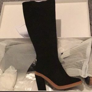 New See By Chloe Suede Knee High Boots